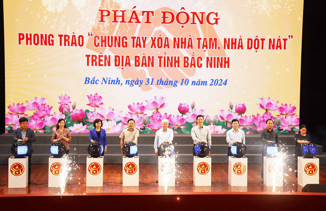 Bắc Ninh phát động phong trào "Chung tay xóa nhà tạm, nhà dột nát"