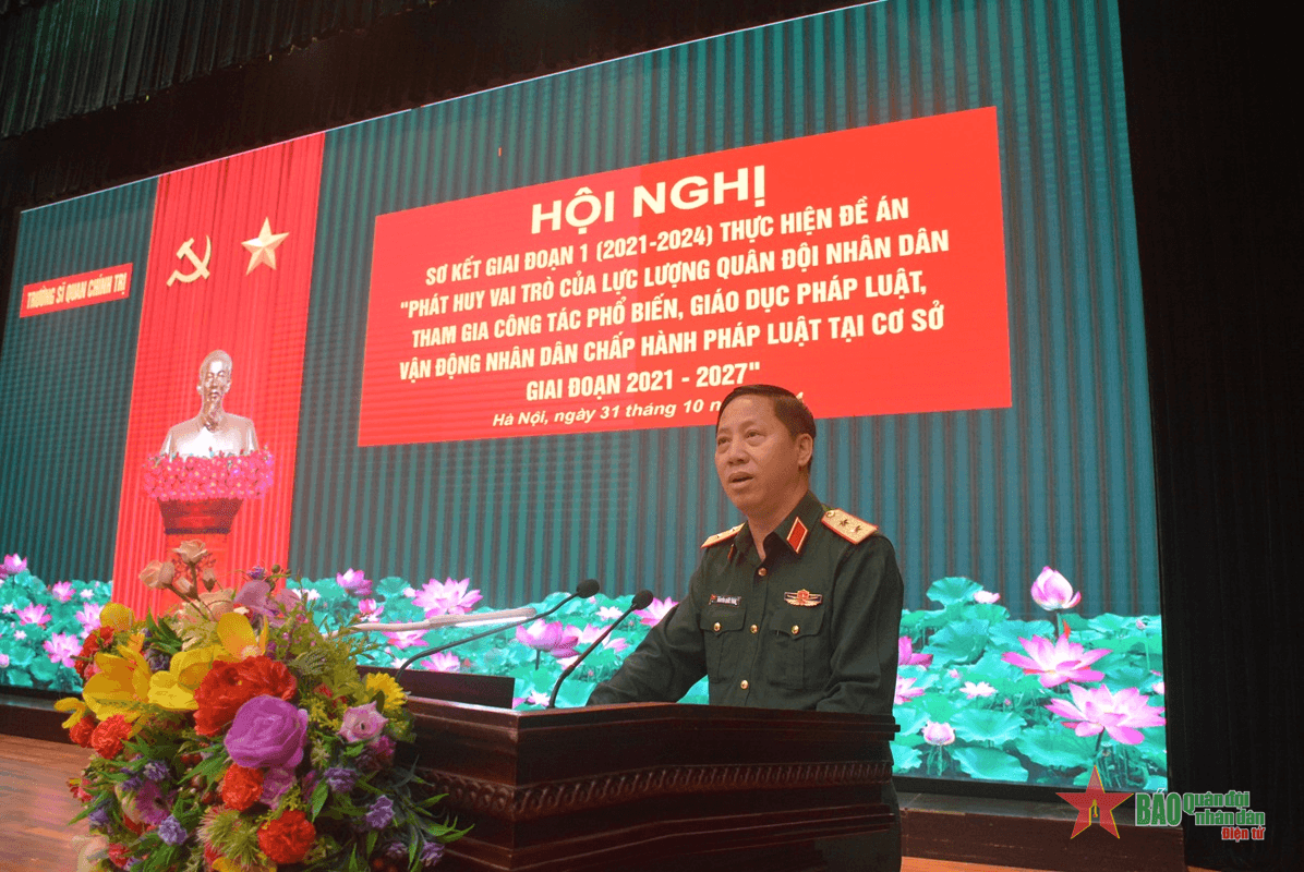 Trường Sĩ quan Chính trị sơ kết Đề án 1371 giai đoạn 1 (2021-2024)