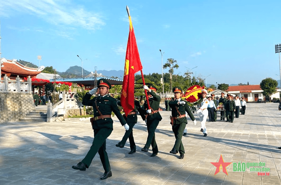 Hà Giang: Truy điệu và an táng 9 hài cốt liệt sĩ