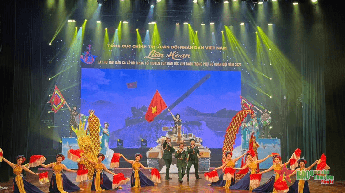 Sâu lắng khúc hát ru, hát dân ca của phụ nữ Binh chủng Tăng Thiết giáp