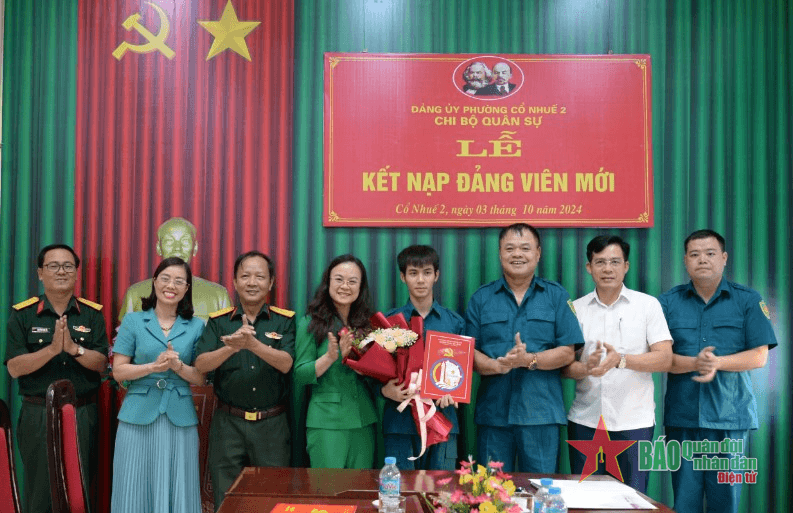 Quận Bắc Từ Liêm làm tốt công tác phát triển đảng viên trong dân quân tự vệ