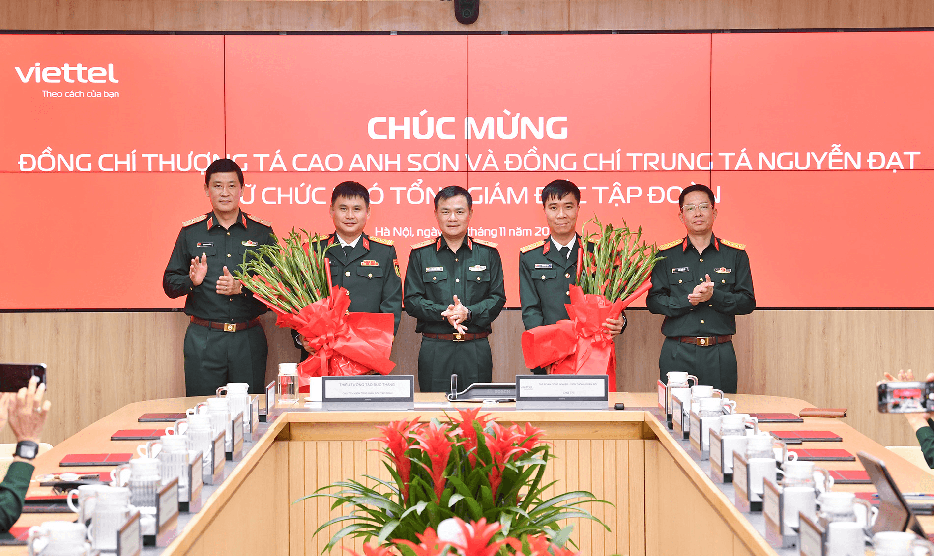 Tập đoàn Công nghiệp – Viễn thông Quân đội Viettel có thêm 2 Phó tổng giám đốc
