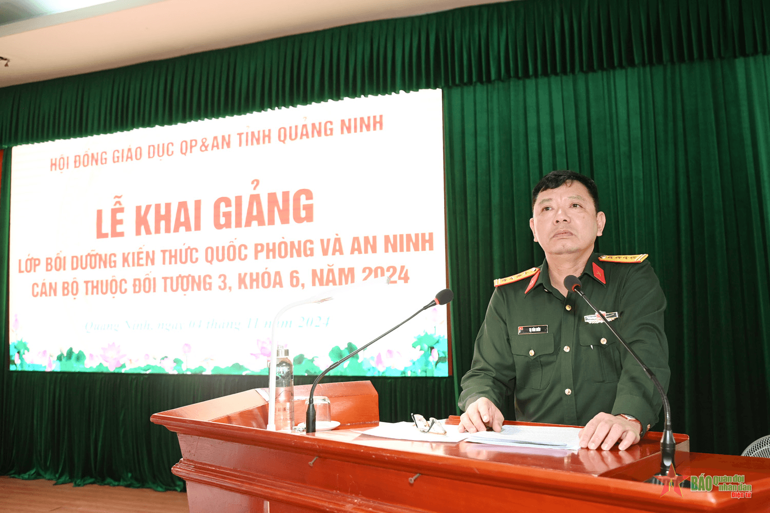 Quảng Ninh: Khai giảng bồi dưỡng kiến thức quốc phòng và an ninh đối tượng 3, khóa 6 năm 2024