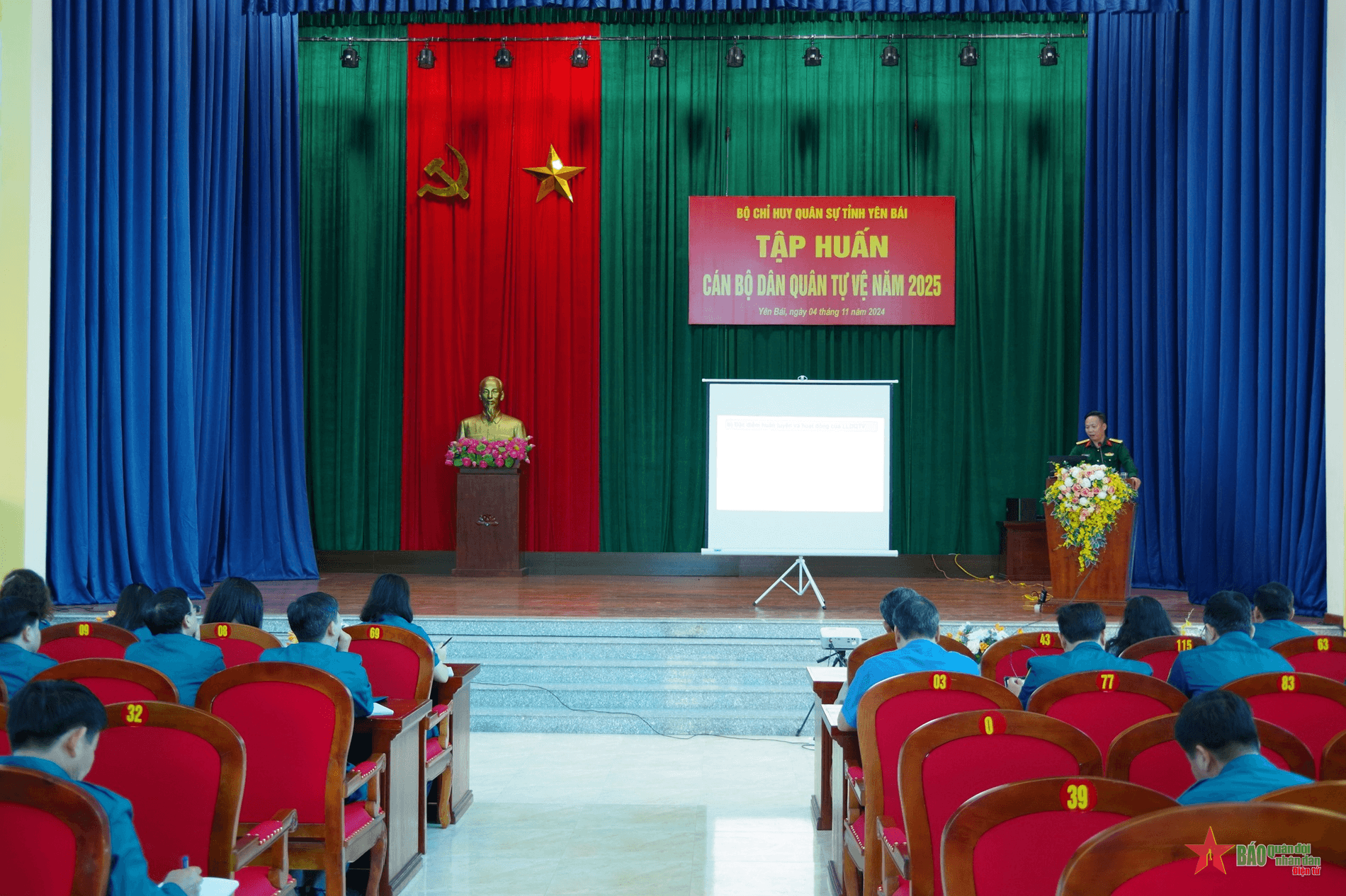 Bộ CHQS tỉnh Yên Bái khai mạc tập huấn cán bộ dân quân tự vệ năm 2025