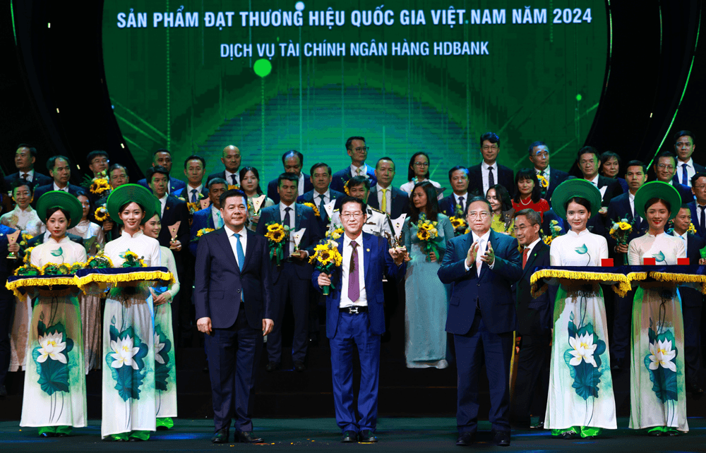HDBank, Vietcombank, Vietinbank, BIDV... được vinh danh Thương hiệu quốc gia