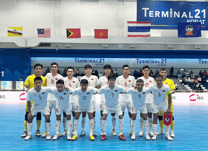 Đội tuyển futsal Việt Nam thắng đội tuyển Brunei với tỷ số 14-0