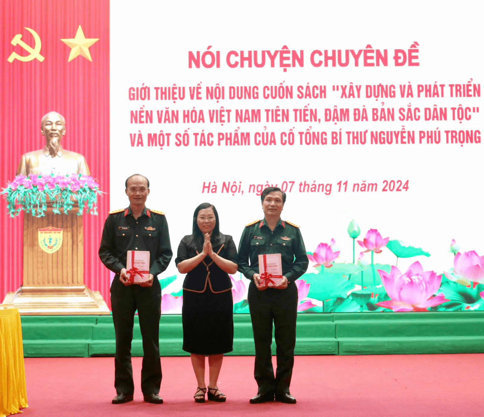 Học viện Quân y nói chuyện chuyên đề, giới thiệu cuốn sách của Tổng Bí thư Nguyễn Phú Trọng
