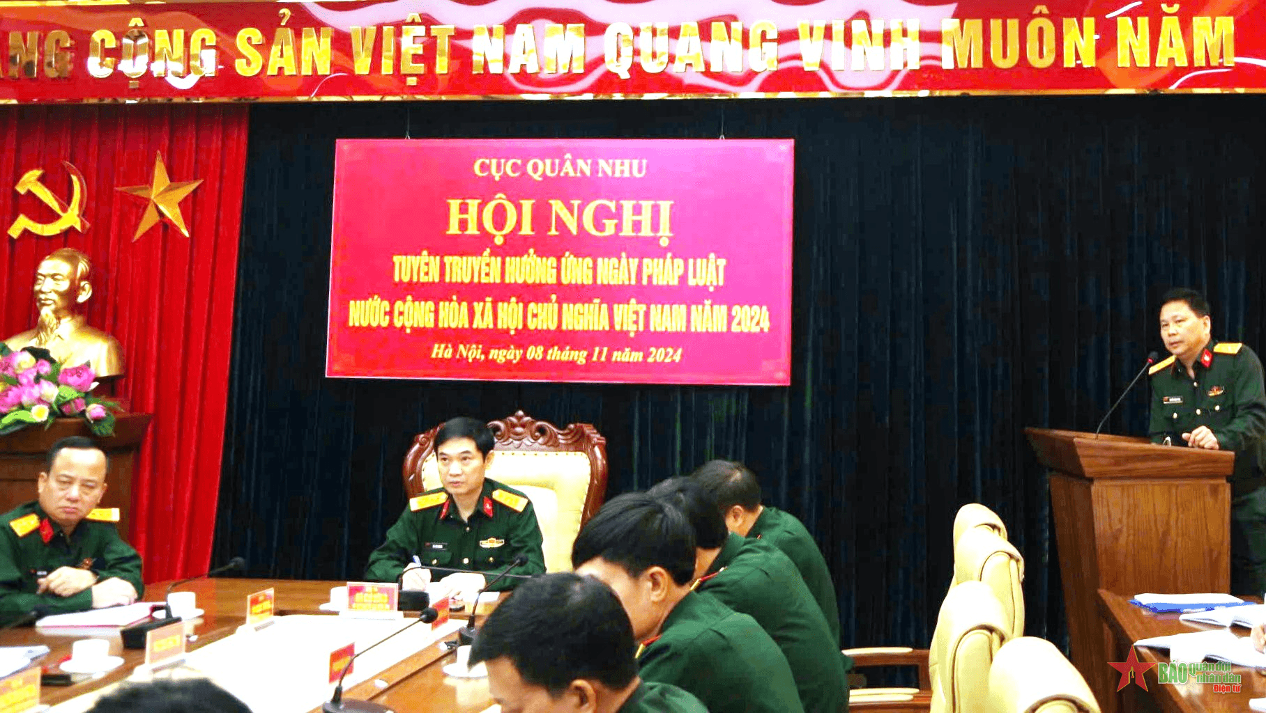 Cục Quân nhu, Tổng cục Hậu cần tổ chức hưởng ứng Ngày Pháp luật Việt Nam năm 2024
