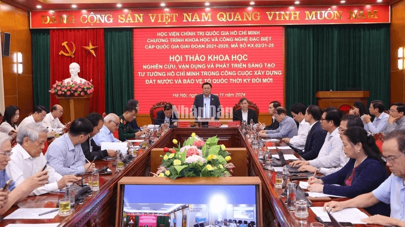 Nghiên cứu, vận dụng sáng tạo tư tưởng Hồ Chí Minh trong xây dựng đất nước