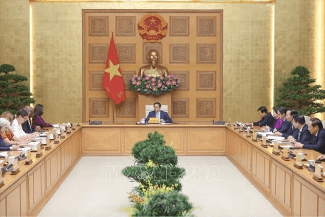 Thủ tướng Phạm Minh Chính tiếp Điều phối viên Thường trú và các Trưởng đại diện các tổ chức Liên hợp quốc tại Việt Nam
