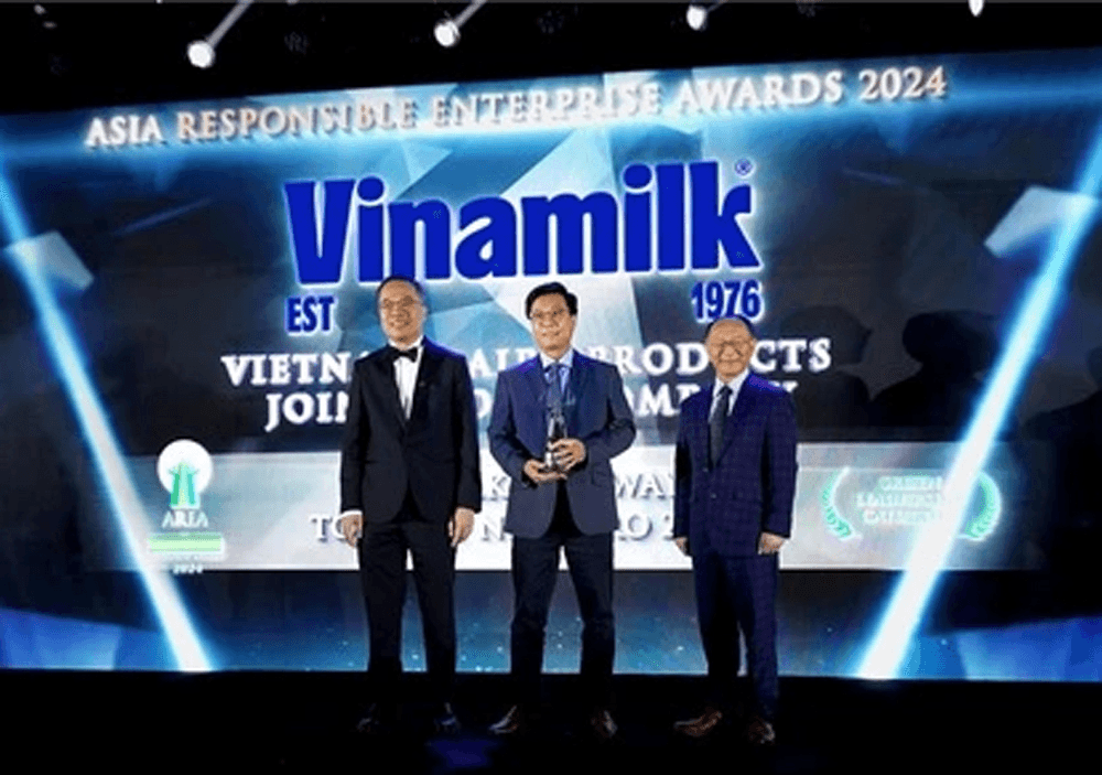 Chương trình Net Zero của Vinamilk giành giải thưởng Doanh nghiệp trách nhiệm châu Á