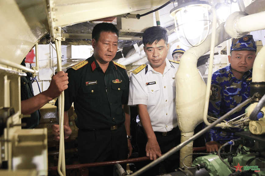 Kiểm tra công tác quản lý chất lượng vũ khí trang bị tại Lữ đoàn 162 (Vùng 4 Hải quân)