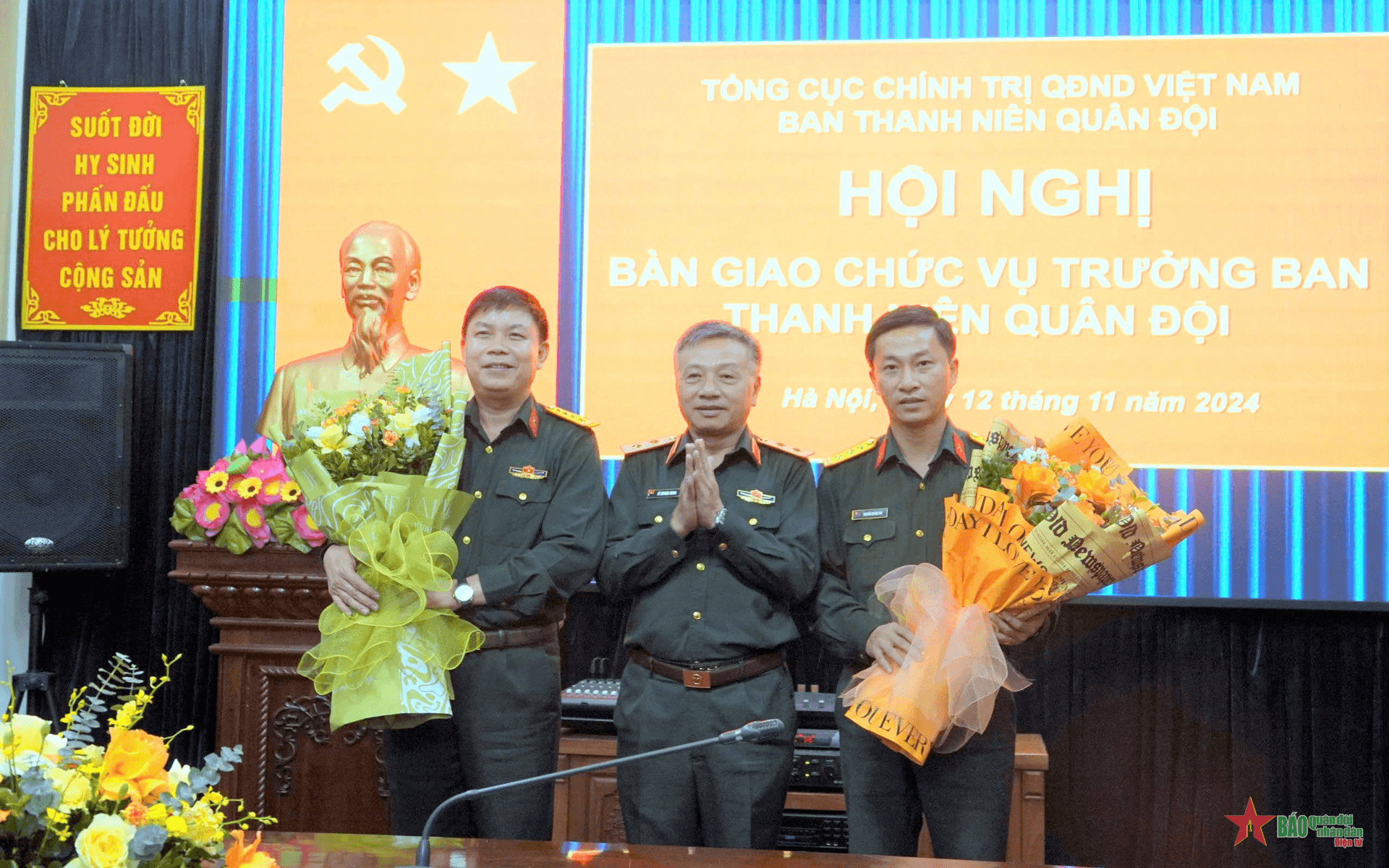 Bàn giao chức vụ Trưởng ban Thanh niên Quân đội