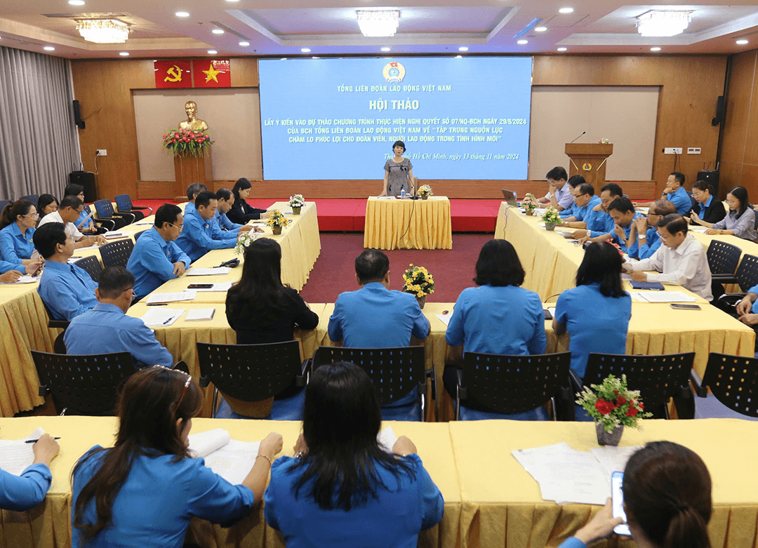 Tập trung nguồn lực chăm lo phúc lợi cho đoàn viên, người lao động