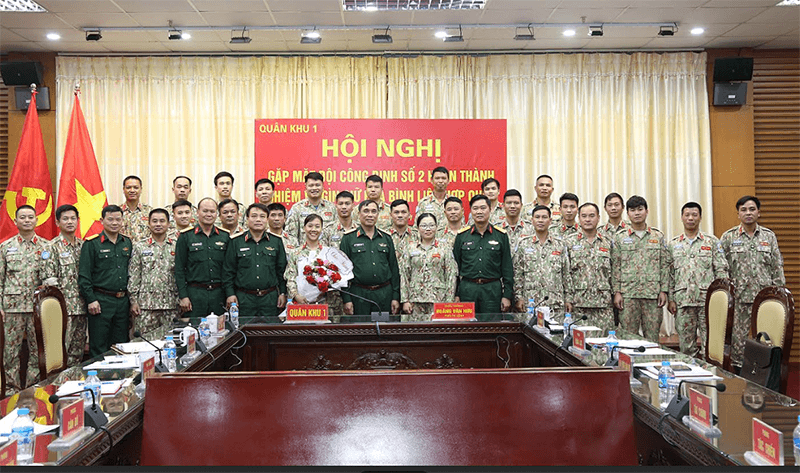 Quân khu 1 gặp mặt, biểu dương lực lượng tham gia gìn giữ hòa bình Liên hợp quốc