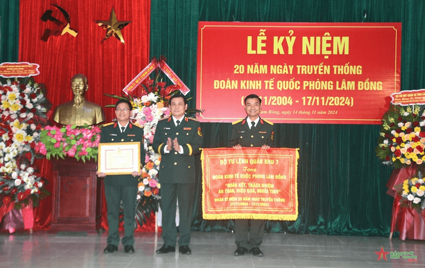 Đoàn Kinh tế Quốc phòng Lâm Đồng kỷ niệm 20 năm ngày truyền thống