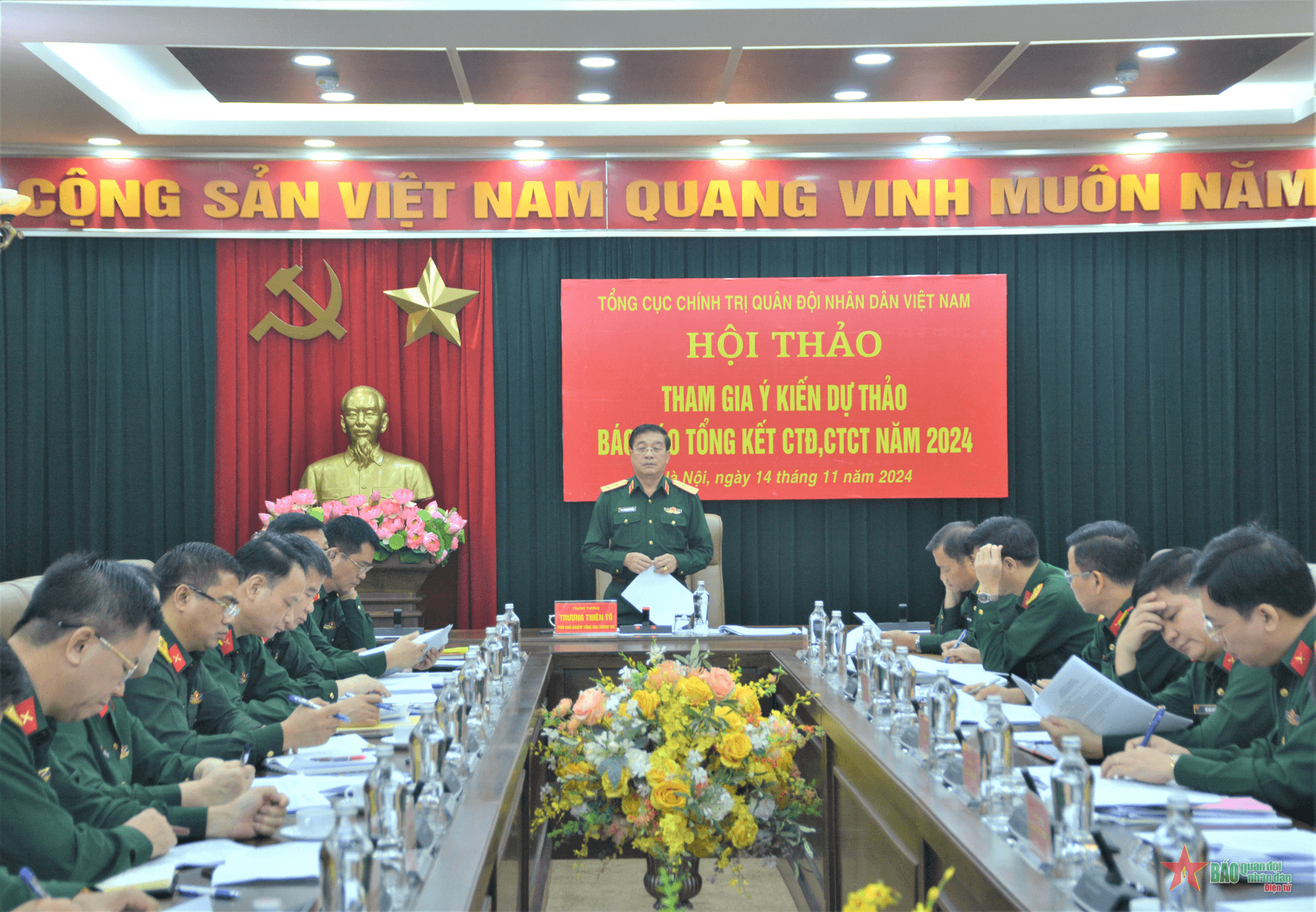 Làm rõ kết quả công tác Đảng, công tác chính trị toàn quân năm 2024