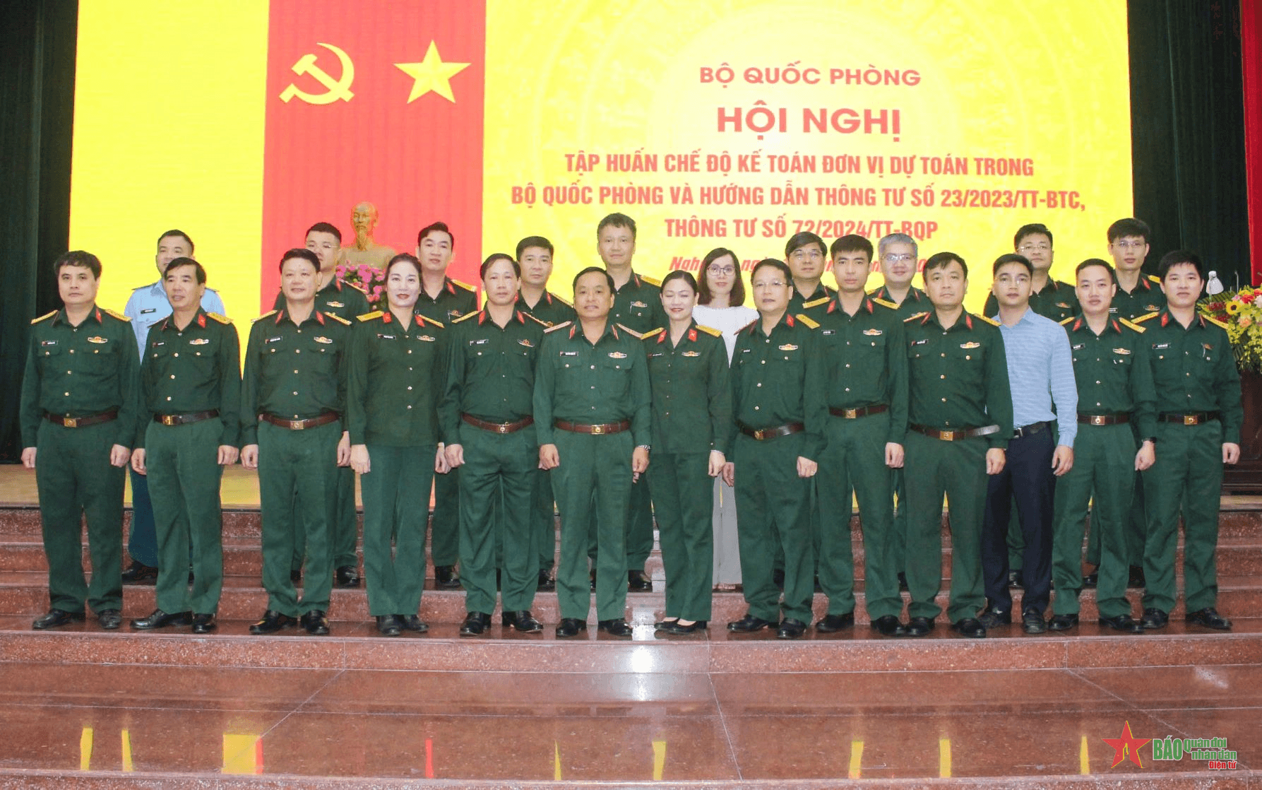 Bộ Quốc phòng tổ chức hội nghị tập huấn chế độ kế toán đơn vị dự toán