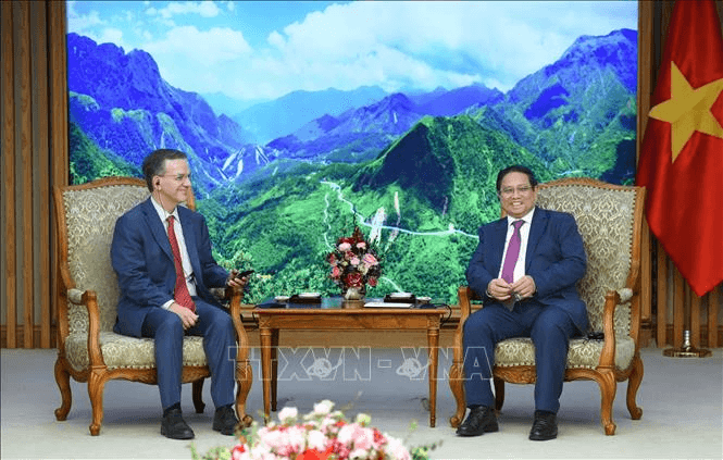 Thủ tướng Phạm Minh Chính đề nghị IMF tiếp tục đồng hành, tham vấn chính sách kinh tế vĩ mô với Việt Nam