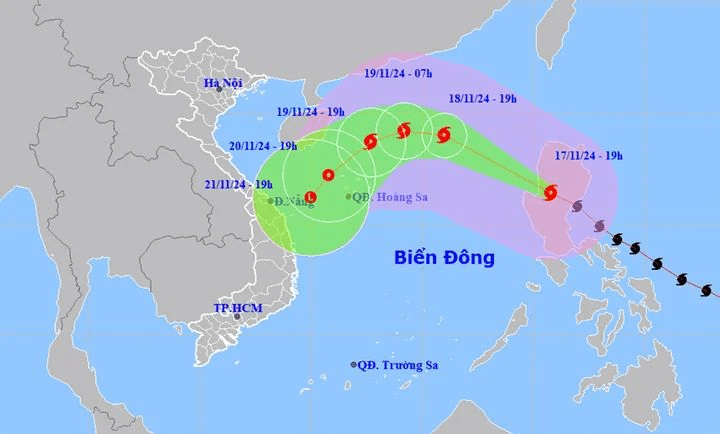 Bão Man-yi giảm 2 cấp sau khi đi vào đất liền đảo Luzon, Philippines
