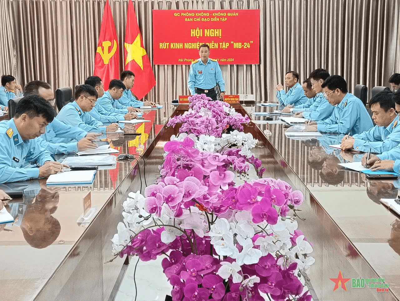 Quân chủng Phòng không - Không quân rút kinh nghiệm diễn tập MB-24