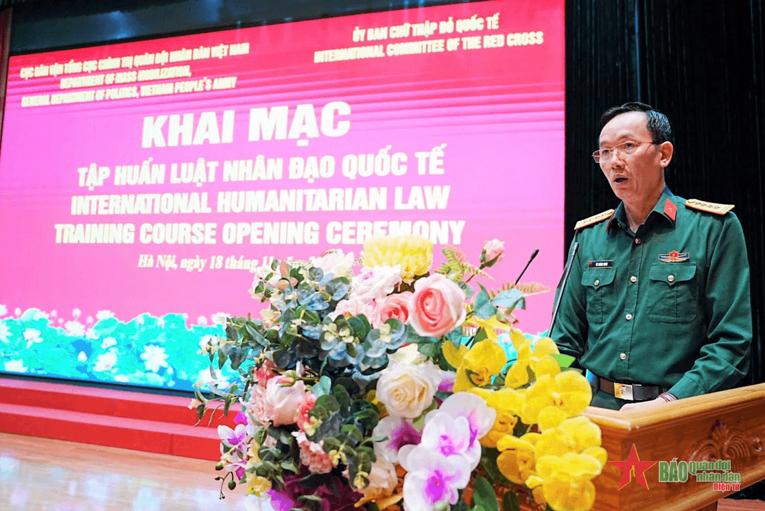Tập huấn Luật Nhân đạo quốc tế cho sĩ quan Quân đội nhân dân Việt Nam