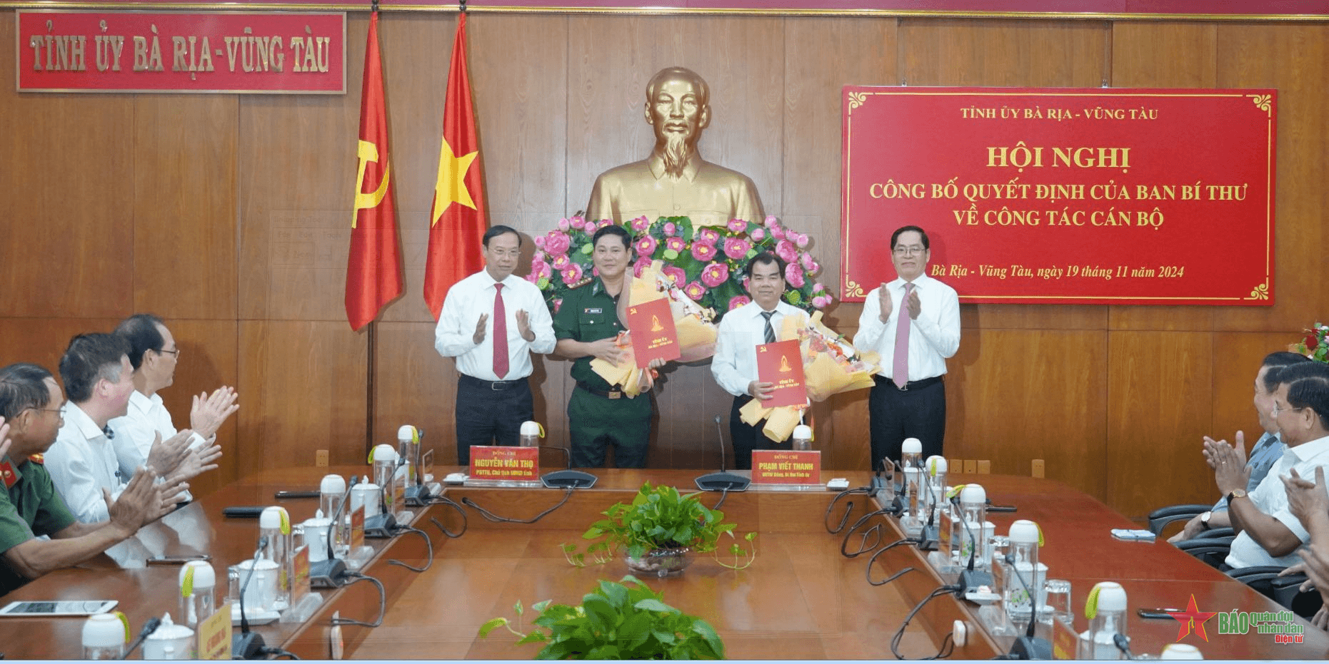 Tỉnh Bà Rịa - Vũng Tàu: Công bố Quyết định của Ban Bí thư Trung ương Đảng về công tác cán bộ