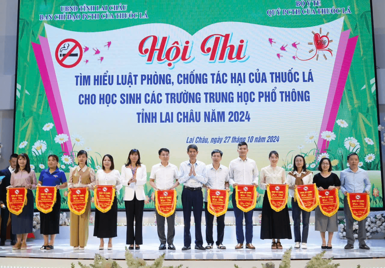 Thi tìm hiểu Luật Phòng, chống tác hại thuốc lá cho học sinh các trường THPT tỉnh Lai Châu năm 2024