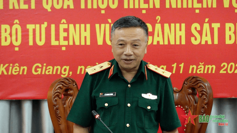 Bộ Quốc phòng kiểm tra toàn diện tại Bộ tư lệnh Vùng Cảnh sát biển 4