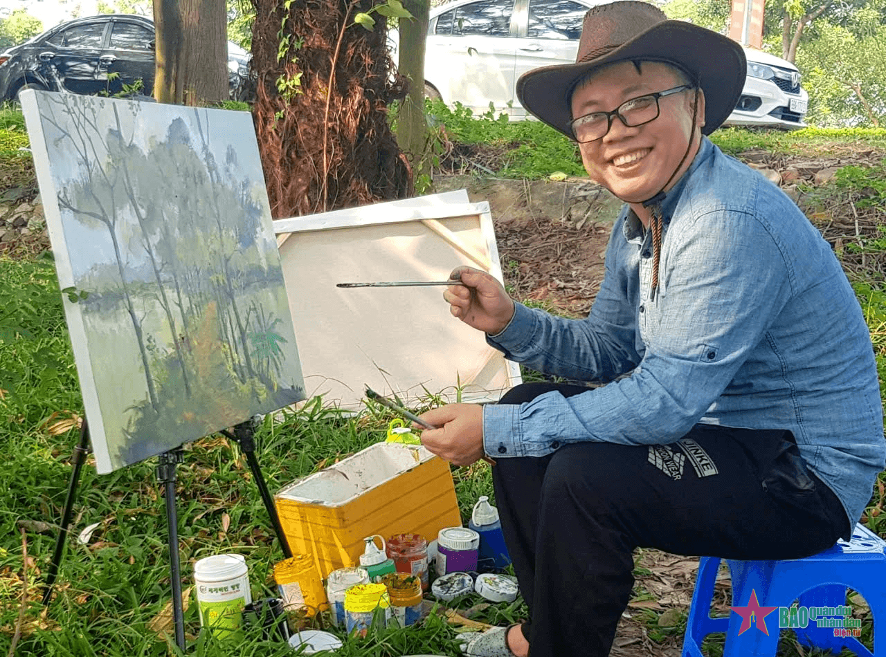 Quê hương Vĩnh Phúc truyền cảm hứng sáng tạo trong mỗi tác phẩm hội họa