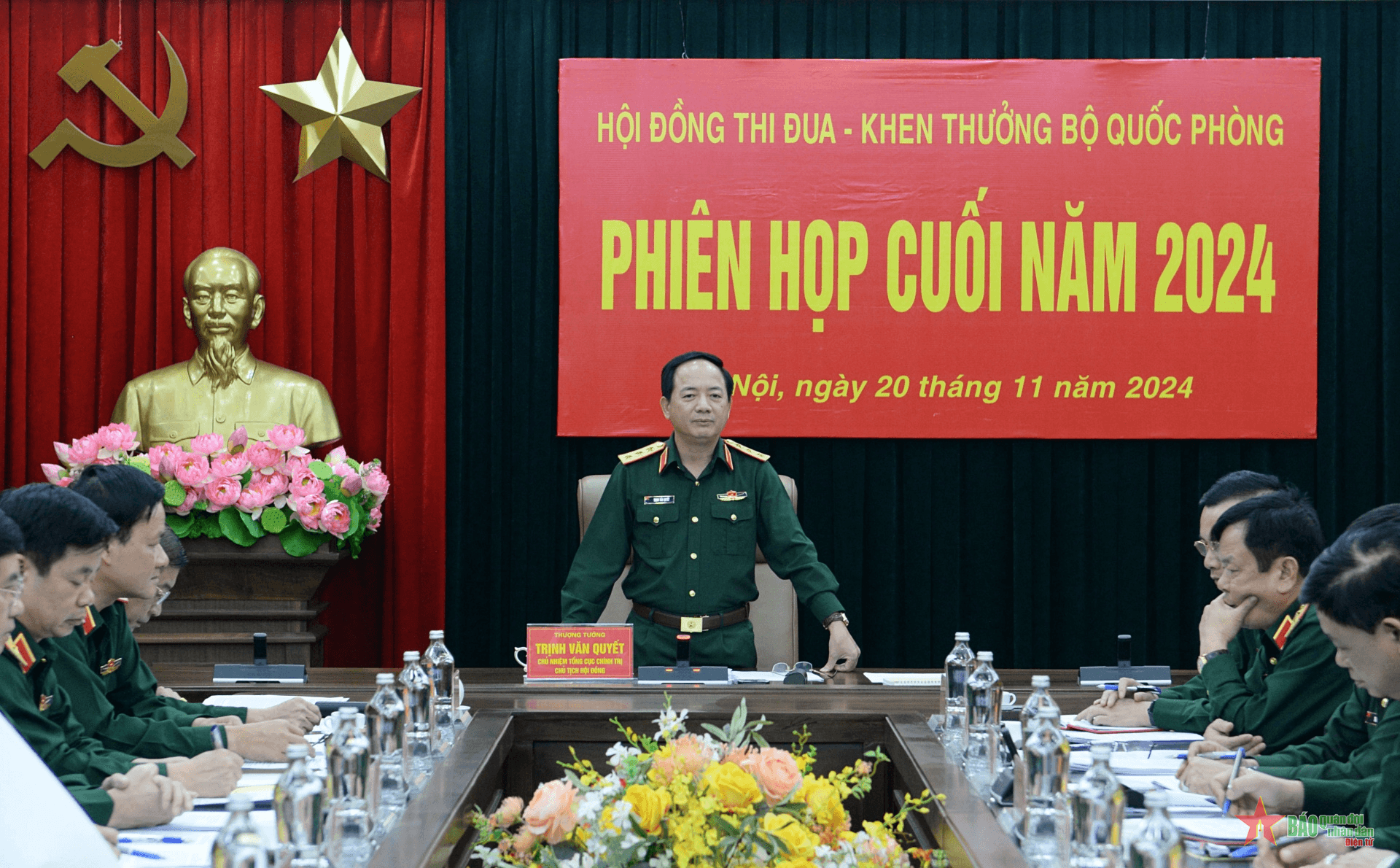 Thượng tướng Trịnh Văn Quyết chủ trì phiên họp Hội đồng Thi đua - Khen thưởng Bộ Quốc phòng