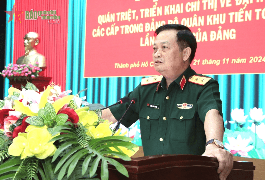 Các đơn vị Quân đội quán triệt chỉ thị về đại hội đảng các cấp, tiến tới Đại hội XIV của Đảng
