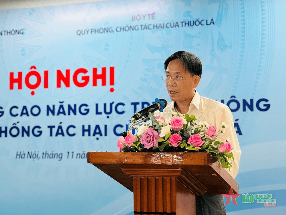 Tập huấn nâng cao năng lực truyền thông về phòng, chống tác hại thuốc lá