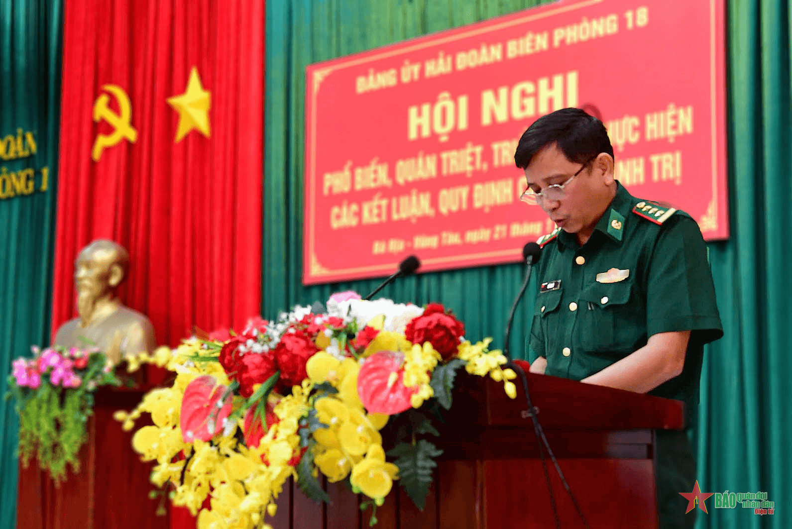 Hải đoàn Biên phòng 18 quán triệt, triển khai thực hiện các kết luận, quy định của Bộ Chính trị