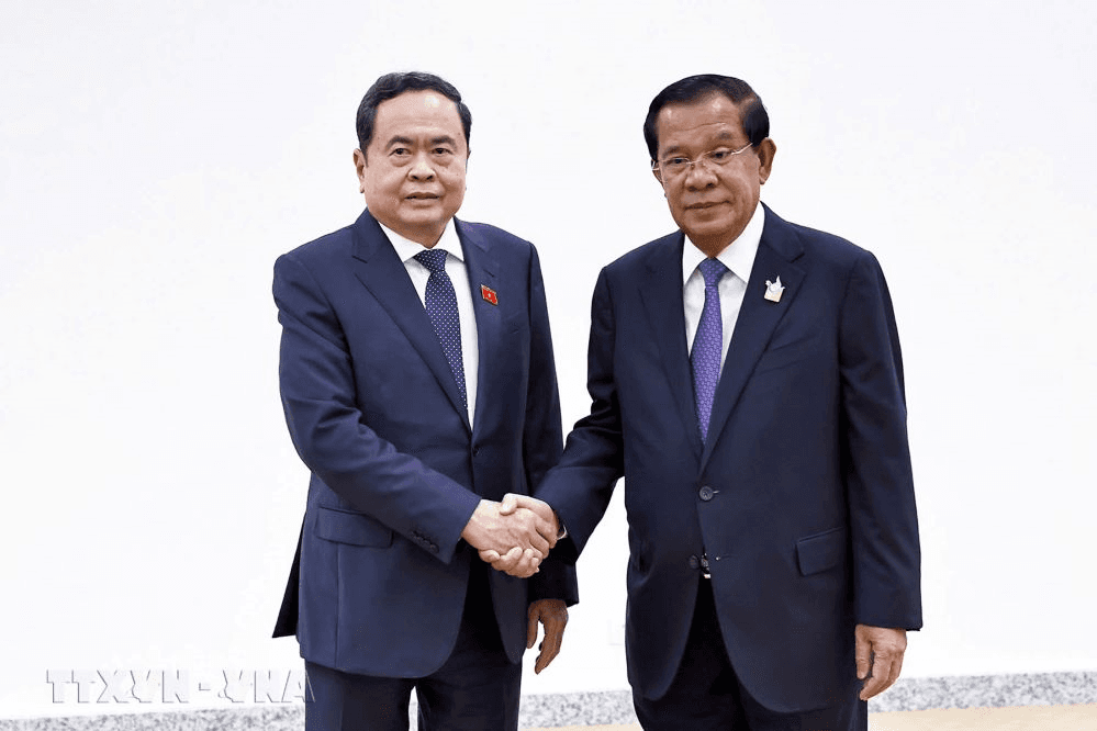 Chủ tịch Quốc hội Trần Thanh Mẫn hội kiến Chủ tịch Đảng Nhân dân Campuchia, Chủ tịch Thượng viện Campuchia Samdech Hun Sen