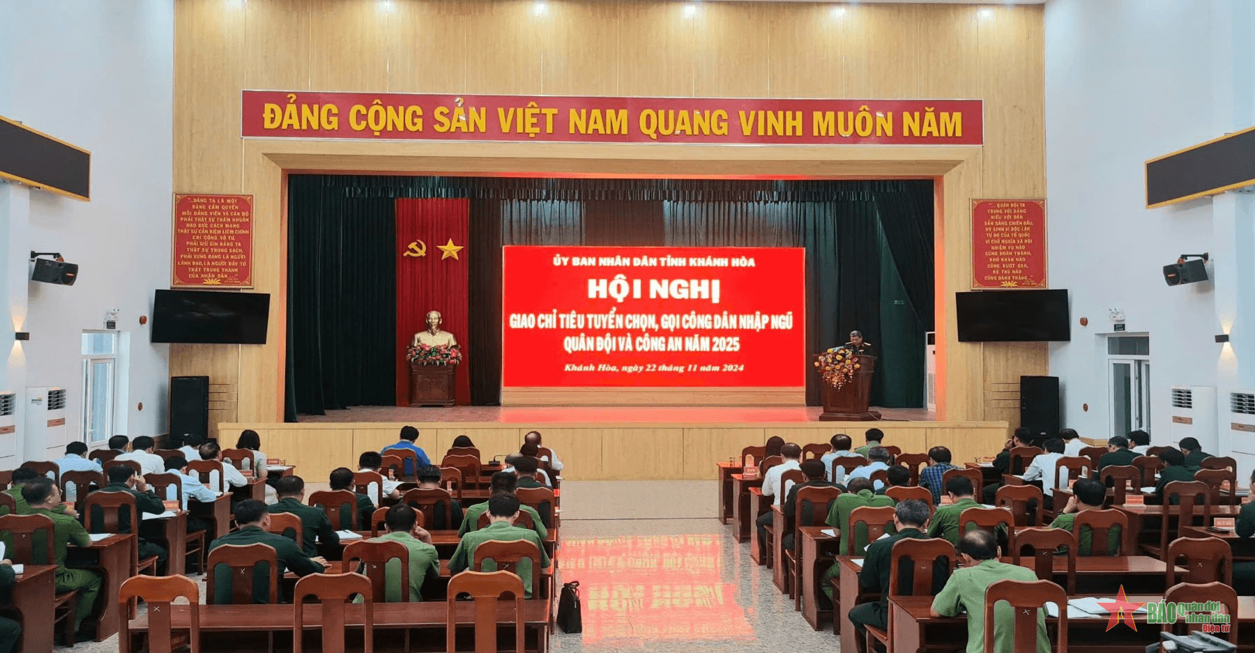 Khánh Hòa giao chỉ tiêu tuyển chọn và gọi thanh niên nhập ngũ năm 2025