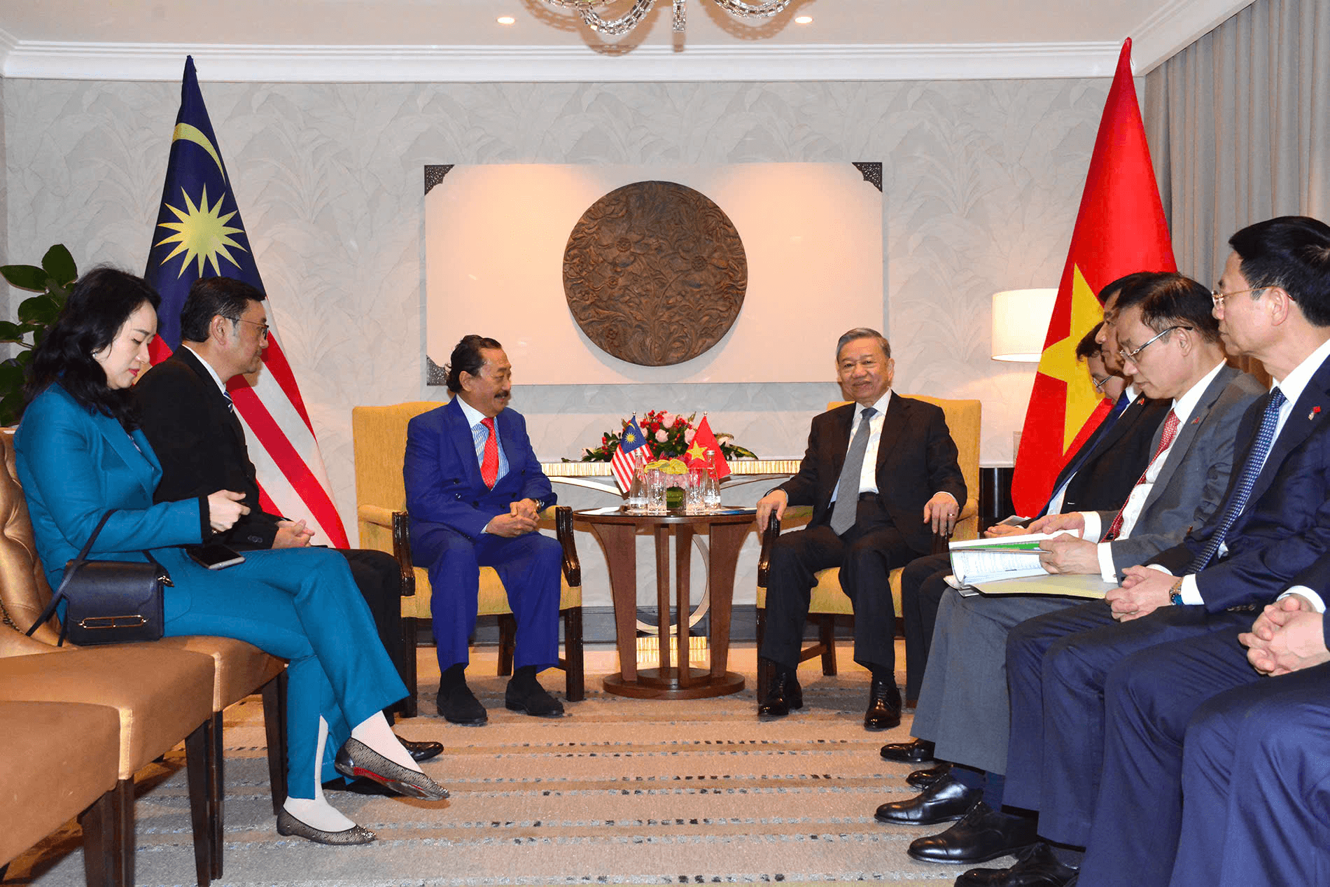 Tổng Bí thư Tô Lâm tiếp lãnh đạo một số tập đoàn lớn của Malaysia