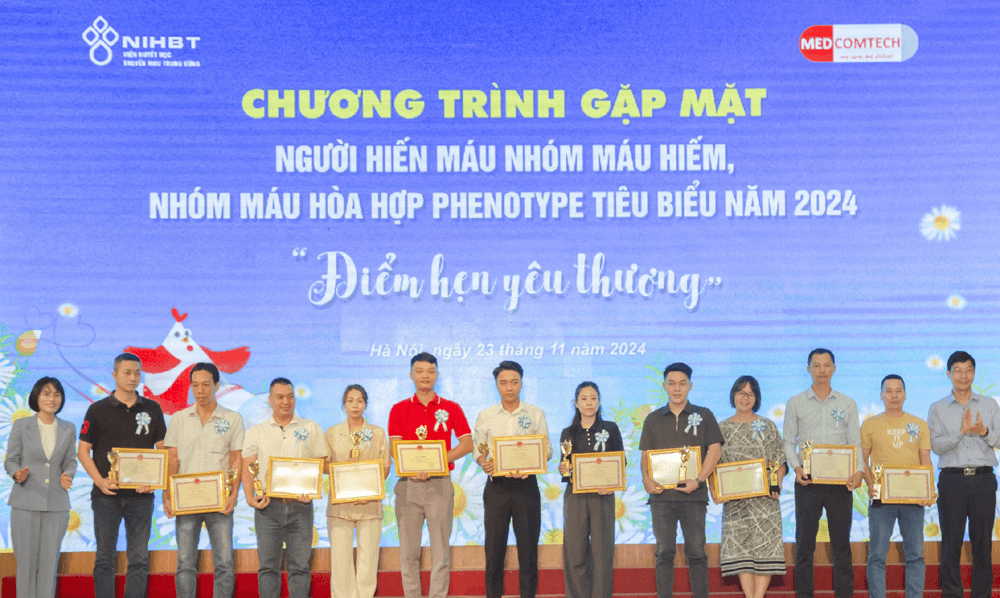 Gặp mặt người hiến máu hiếm, nhóm máu hòa hợp phenotype tiêu biểu năm 2024
