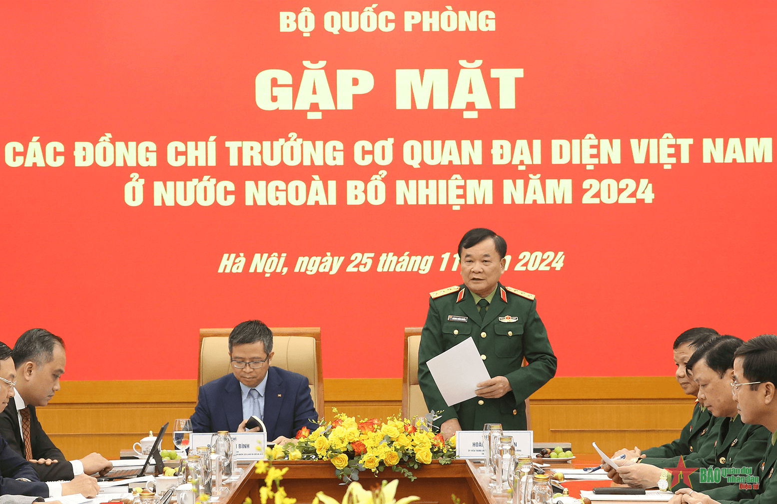 Bộ Quốc phòng gặp mặt Trưởng cơ quan đại diện Việt Nam ở nước ngoài
