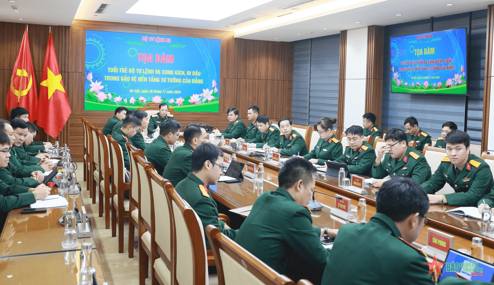 Tuổi trẻ Bộ tư lệnh 86 xung kích, đi đầu trong bảo vệ nền tảng tư tưởng của Đảng