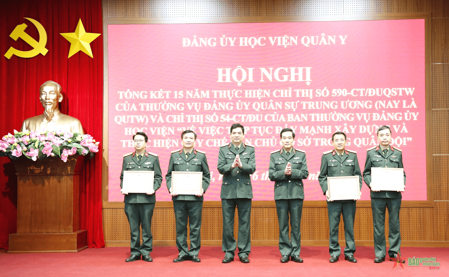 Học viện Quân y: Đẩy mạnh thực hiện Quy chế dân chủ ở cơ sở