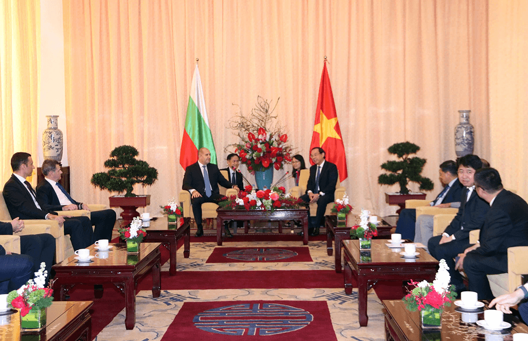 Lãnh đạo TP Hồ Chí Minh hội kiến Tổng thống Bulgaria