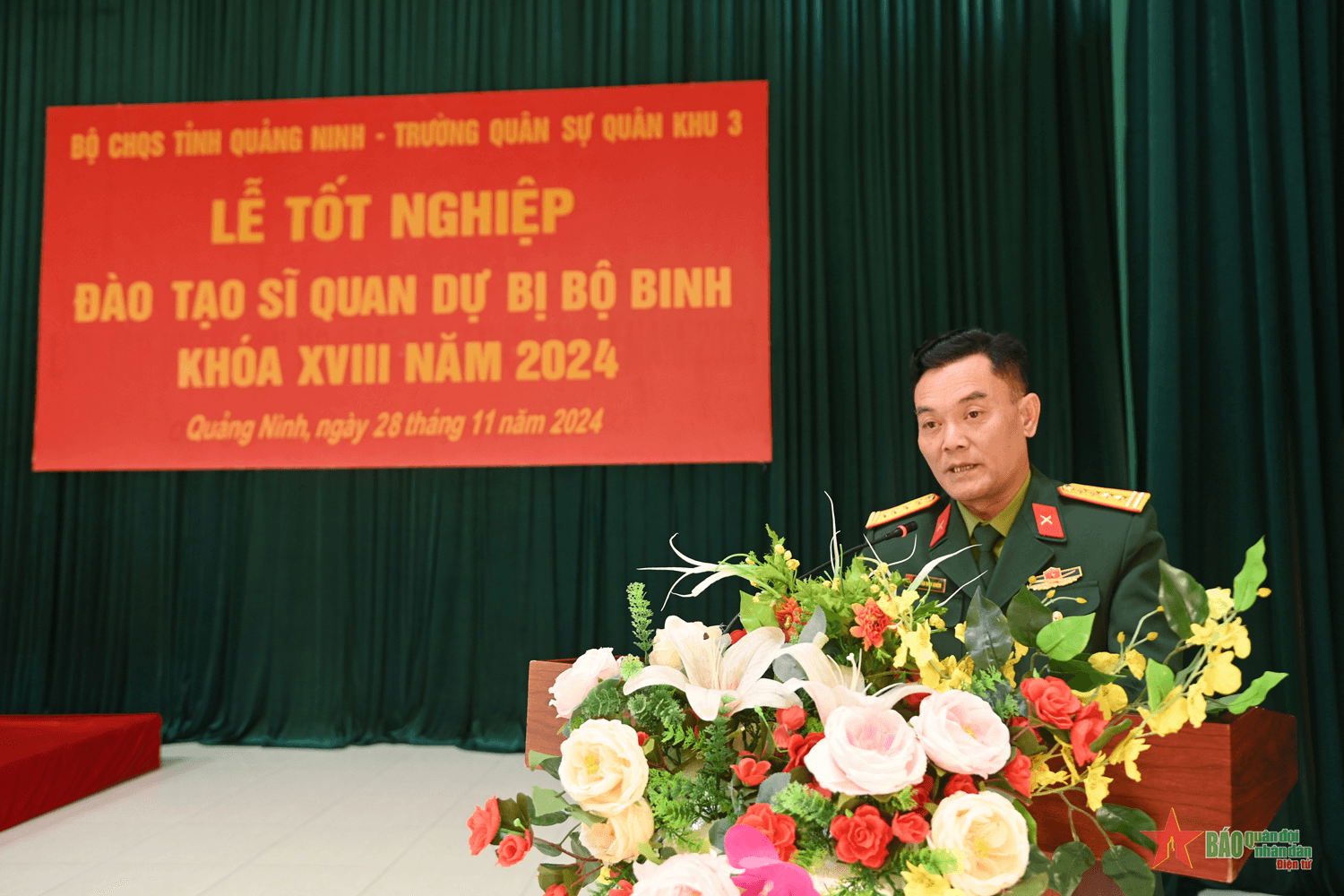 Quảng Ninh: Phong quân hàm Thiếu úy Sĩ quan dự bị năm 2024