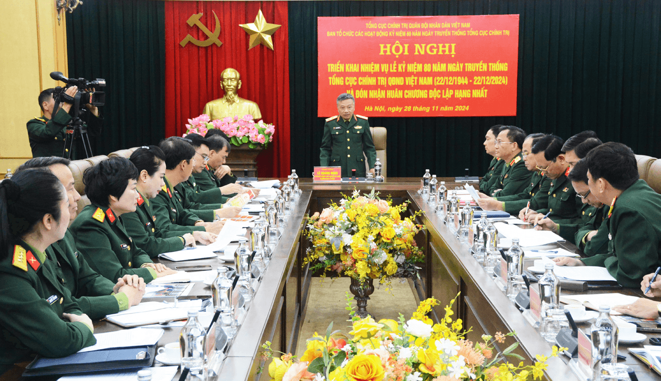 Triển khai nhiệm vụ Lễ kỷ niệm 80 năm Ngày truyền thống Tổng cục Chính trị