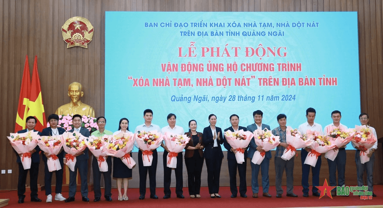 Quảng Ngãi: Hơn 242 tỷ đồng ủng hộ Chương trình “xóa nhà tạm, nhà dột nát”