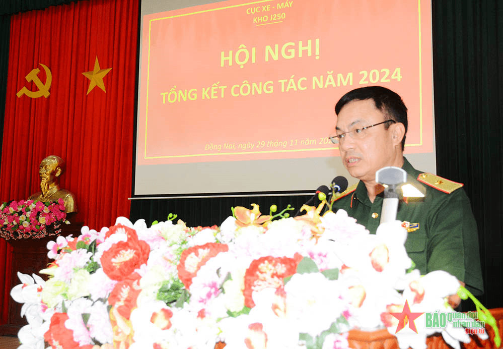 Kho J250 thực hiện tốt nhiệm vụ quản lý, cấp phát vật tư xe-máy