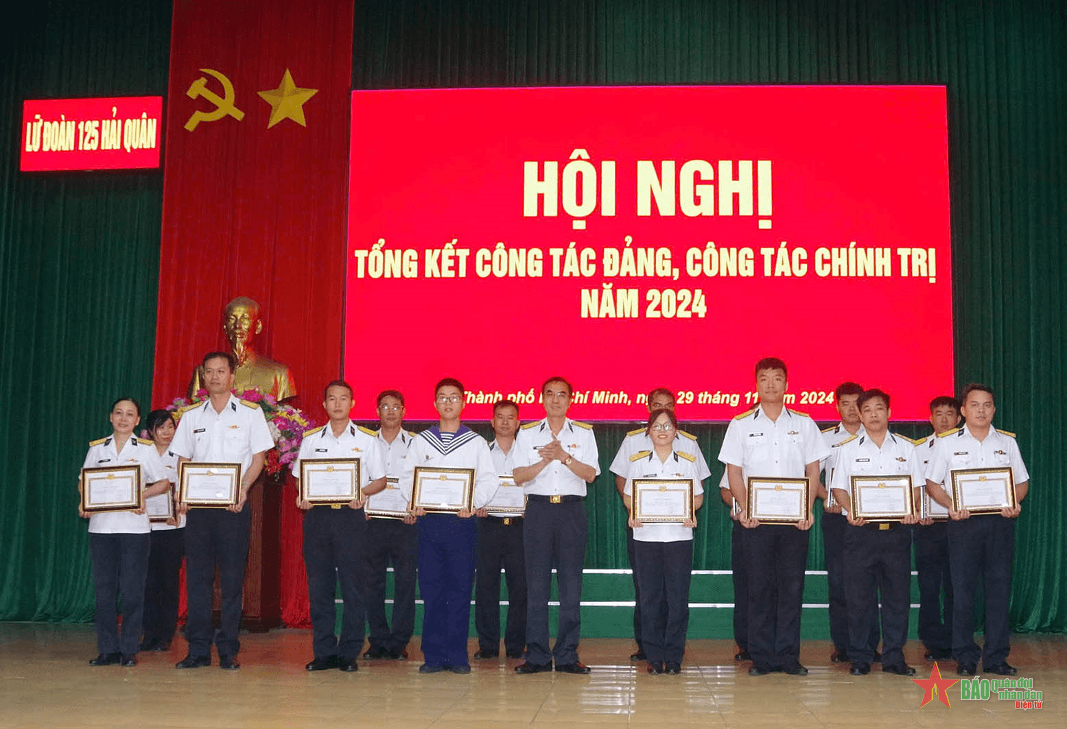 Lữ đoàn 125, Vùng 2 Hải quân hoàn thành tốt hoạt động công tác Đảng, công tác chính trị