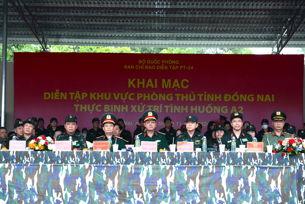 Tỉnh Đồng Nai diễn tập khu vực phòng thủ năm 2024