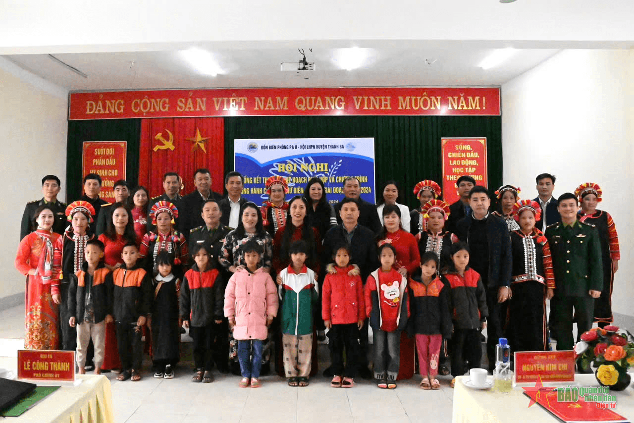 Tổng kết chương trình “Đồng hành cùng Phụ nữ biên cương” tại Đồn Biên phòng Pa Ủ