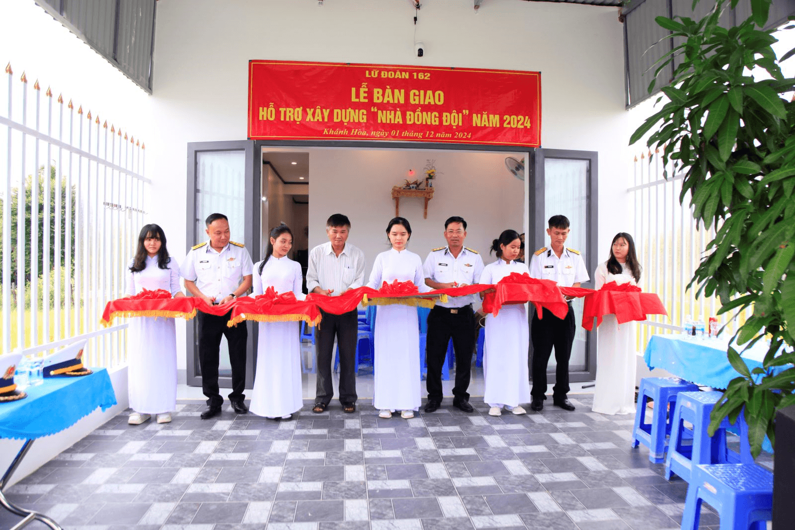 Lữ đoàn 162, Vùng 4 Hải quân khánh thành Nhà đồng đội